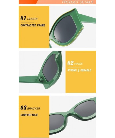 Fashion Men and Women Decorative Sunglasses Vacation Beach Photo Sunglasses Gifts (Color : D, Size : 1) 1 B $9.47 Designer