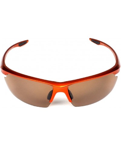 The Loca - Lightweight Polarized Sunglasses Orange Amber $22.68 Wayfarer