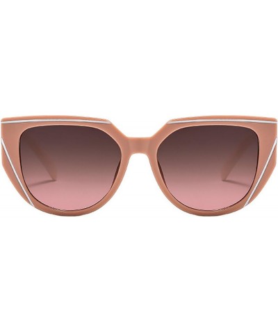 Cat Sunglasses Women Men 2023 Fashion Big Size Shades Outdoors Riding Sunshade Mirror UV400 Pink $10.19 Designer