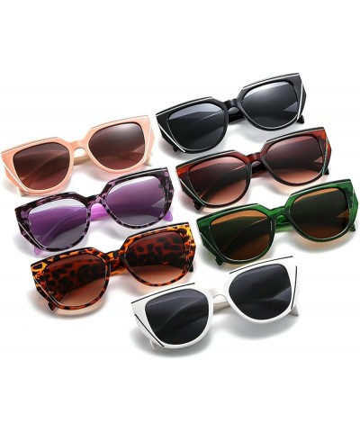 Cat Sunglasses Women Men 2023 Fashion Big Size Shades Outdoors Riding Sunshade Mirror UV400 Pink $10.19 Designer