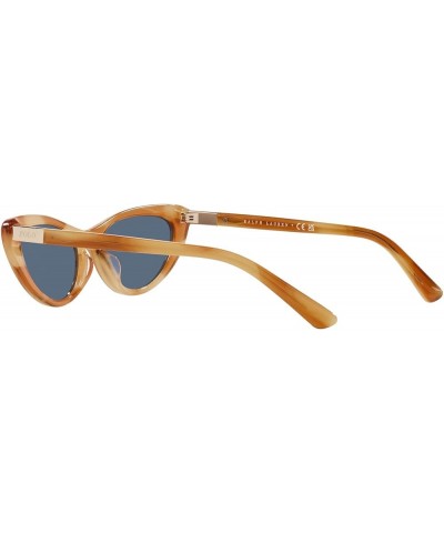 Women's Ph4199u Universal Fit Cat Eye Sunglasses Shiny Light Honey Havana/Blue $47.91 Cat Eye