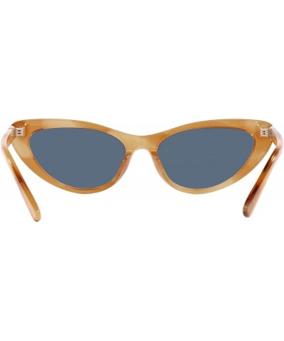 Women's Ph4199u Universal Fit Cat Eye Sunglasses Shiny Light Honey Havana/Blue $47.91 Cat Eye