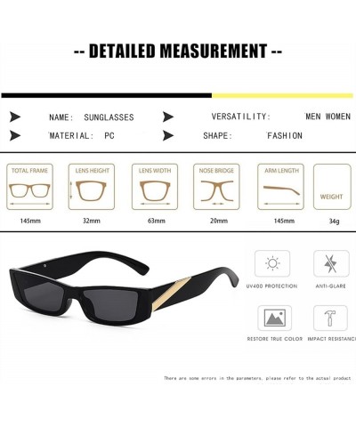 Small Frame Men and Women Outdoor Street Shooting Sunglasses, Holiday Street Shooting Decorative Glasses (Color : A, Size : M...