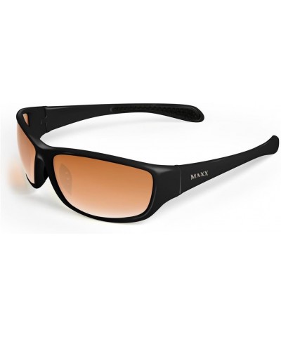 Maxx Major Black Frame Amber HD Lens Sunglasses $14.84 Designer