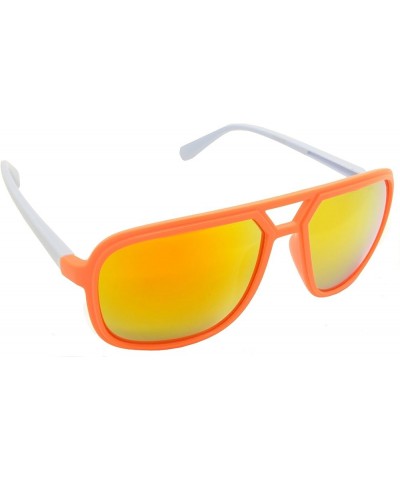 Men's Orange Pilot 55mm UV Protection Sunglasses Gold gold $8.84 Designer