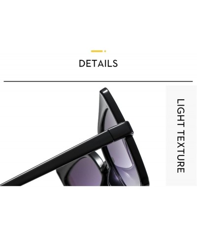 Fashion Cat-Eye Men and Women Street Fashion Outdoor Vacation Decorative Sunglasses (Color : C, Size : 1) 1 B $15.86 Aviator