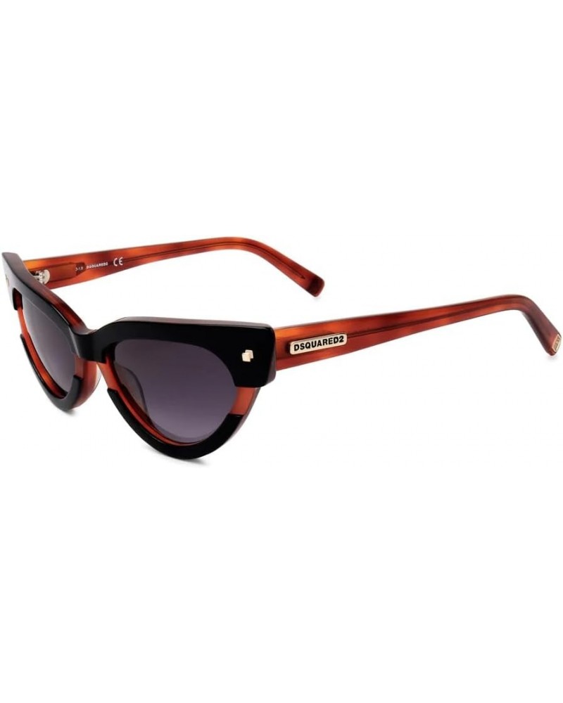 Magda Sunglasses DQ0333 05B Black/Havana 53mm $37.74 Designer