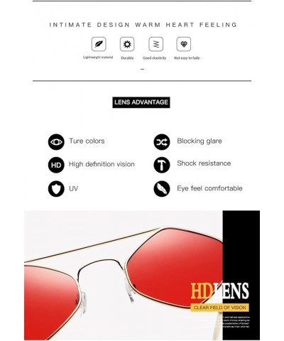 Man Womens Small Frame Fashion Metal Fashion Decoration Sunglasses (Color : D, Size : 1) 1 G $16.97 Designer