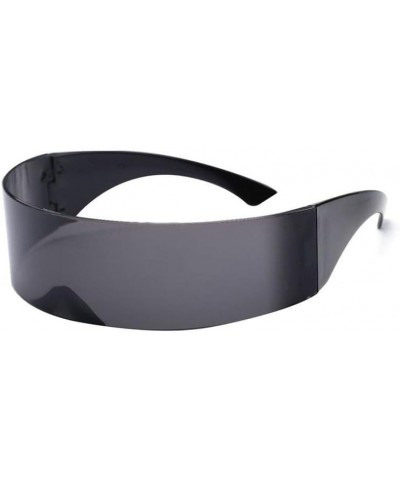 RBROVO Futuristic Sunglasses Purple $7.94 Designer