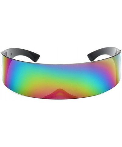 RBROVO Futuristic Sunglasses Purple $7.94 Designer