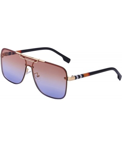 Large-Frame Men and Women Sunglasses Outdoor Sun Shading Beach (Color : C, Size : Medium) Medium B $17.65 Designer