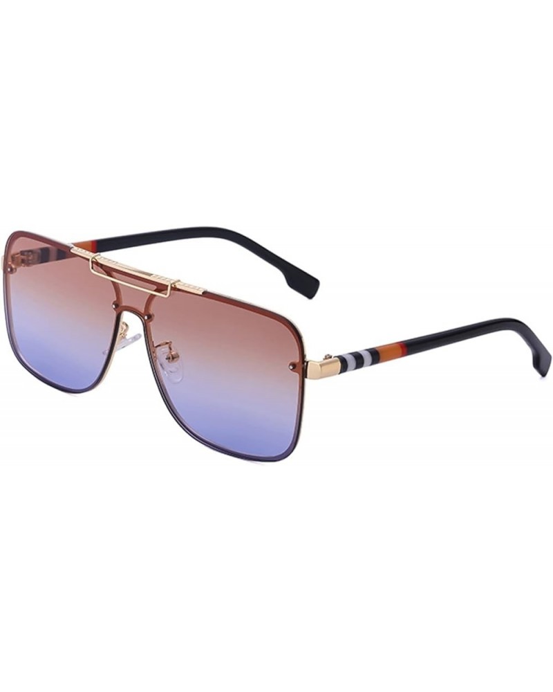 Large-Frame Men and Women Sunglasses Outdoor Sun Shading Beach (Color : C, Size : Medium) Medium B $17.65 Designer