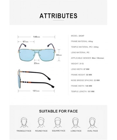 Large-Frame Men and Women Sunglasses Outdoor Sun Shading Beach (Color : C, Size : Medium) Medium B $17.65 Designer