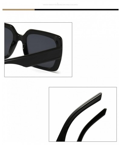 Square Large Frame Fashion Outdoor Men And Women Decorative Sunglasses Gift C $14.41 Designer