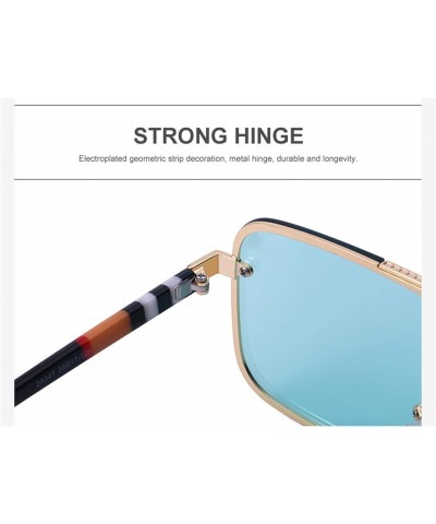 Large-Frame Men and Women Sunglasses Outdoor Sun Shading Beach (Color : C, Size : Medium) Medium B $17.65 Designer