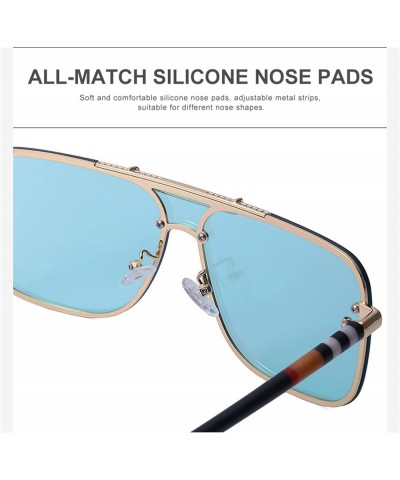 Large-Frame Men and Women Sunglasses Outdoor Sun Shading Beach (Color : C, Size : Medium) Medium B $17.65 Designer