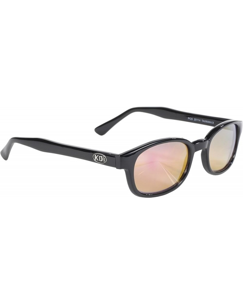 Original KD Sunglasses Black Frame/Clear Colored Mirror Lens $9.63 Aviator