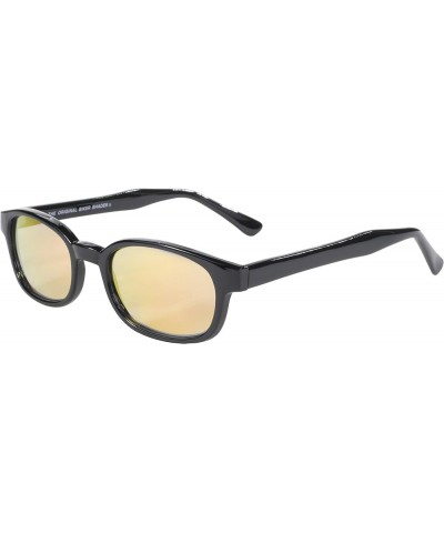 Original KD Sunglasses Black Frame/Clear Colored Mirror Lens $9.63 Aviator