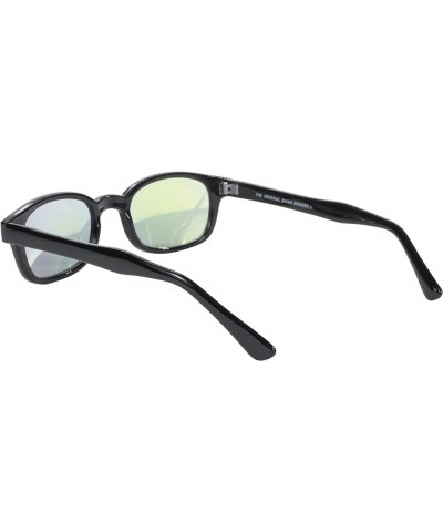 Original KD Sunglasses Black Frame/Clear Colored Mirror Lens $9.63 Aviator