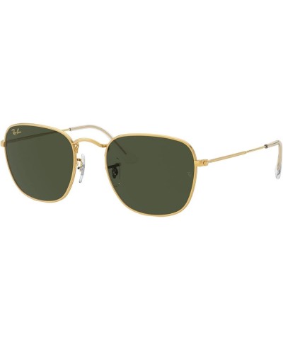 Rb3857 Frank Square Sunglasses Legend Gold/G-15 Green $57.24 Rimless