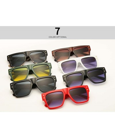 Box Big Frame Men and Women Sunglasses Sunshade Outdoor Holiday Street Shooting Glasses Gift (Color : B, Size : Medium) Mediu...