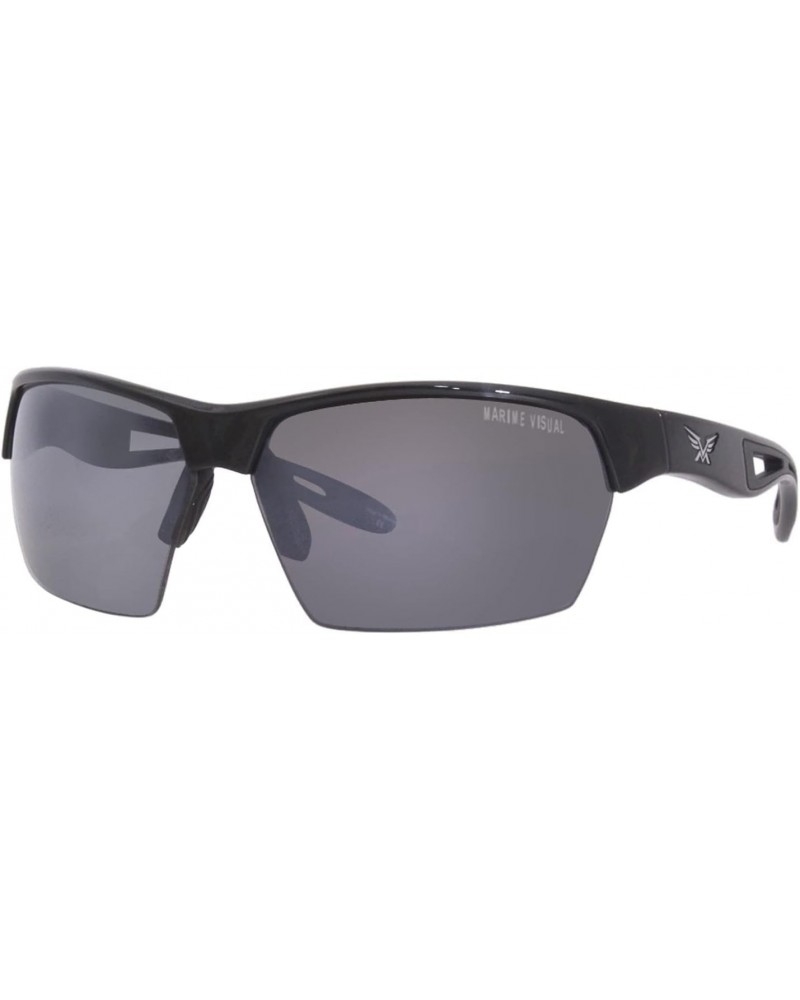 Marine-V-Air MV1017 Sunglasses Black/Graphite Polarized Lens $44.22 Rectangular