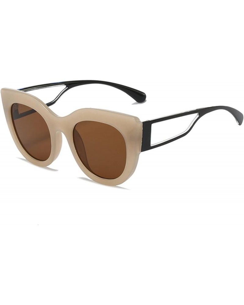 Small Frame cat Eye Retro Woman Sunglasses Outdoor Sun Shading (Color : E, Size : Medium) Medium E $19.51 Cat Eye