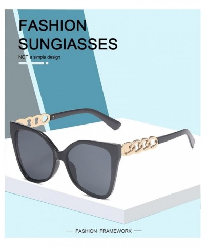 Square Frame Men and Women Fashion Decorative Sunglasses (Color : 1, Size : 1) 1 6 $12.68 Designer