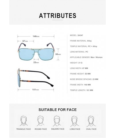 Men's and Women's Holiday Sunglasses Sunglasses (Color : D, Size : Medium) Medium H $19.14 Designer