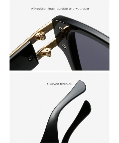 Square Men and Women Outdoor Vacation Decorative Sunglasses (Color : A, Size : 1) 1 D $17.25 Designer