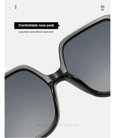 Fashion Street Shooting Men and Women Sunglasses Outdoor Vacation (Color : G, Size : Medium) Medium A $17.47 Designer