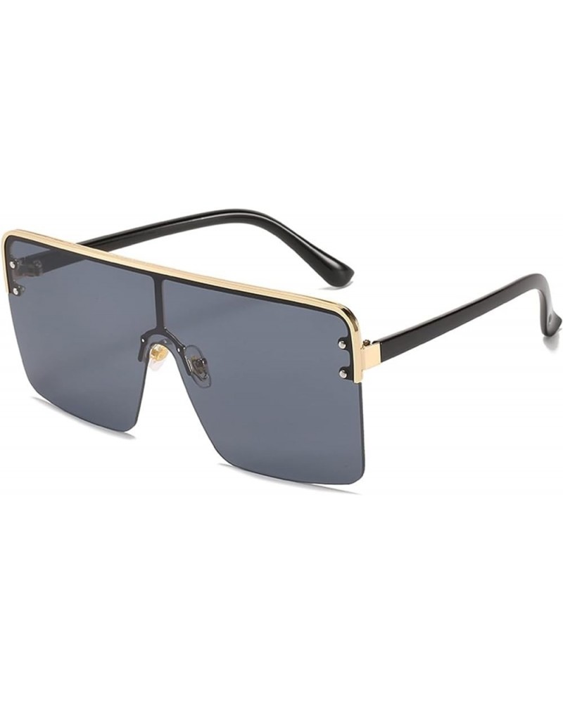 Large Metal Frame Fashion Women Sunglasses Outdoor Vacation Beach Sunglasses Gift (Color : C, Size : 1) 1 I $13.63 Designer