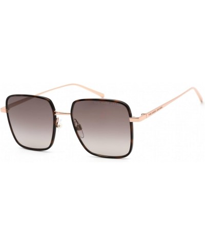 Women's Modern Standard Glasses Havana Gold $27.64 Square