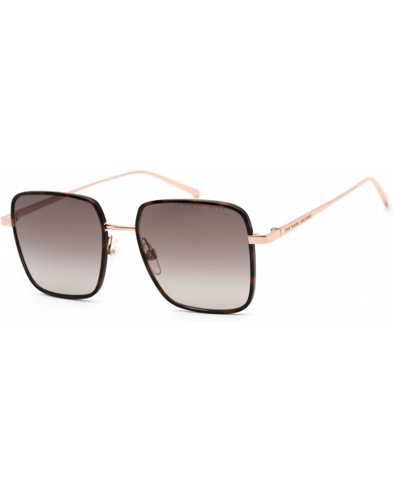 Women's Modern Standard Glasses Havana Gold $27.64 Square