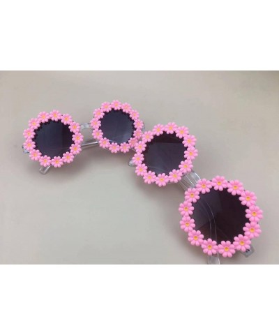 2Pack Parent-Child New Sunflower Glasses Little Daisy Flower Men and Women Photo Cute Sunglasses Cute Sunglasses Green 2-pack...