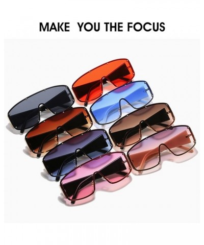 Women Fashion Square Frame Sunglasses for Ladies Glasses (Color : B, Size : 1) 1 C $19.20 Designer