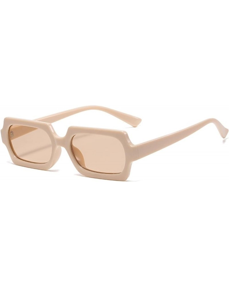 Fashion Hip-hop Retro Small Frame Sunglasses for Men and Women (Color : F, Size : 1) 1 E $15.58 Designer