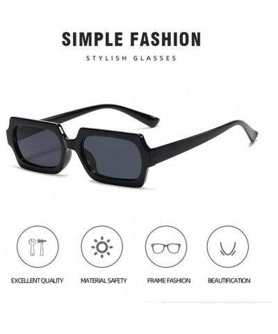 Fashion Hip-hop Retro Small Frame Sunglasses for Men and Women (Color : F, Size : 1) 1 E $15.58 Designer