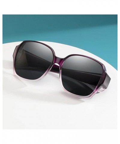 Maysprings Snap Shades Sunglasses, Maysprings Sunglasses Over Glasses, Trendy Style Polarized Sunglasses Purple $10.02 Rimless