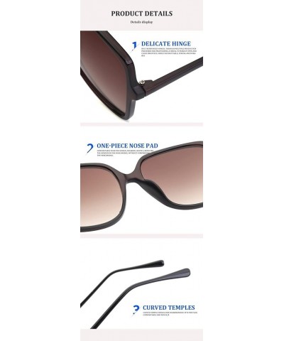 Large Frame Fashion Sunglasses for Men and Women Holiday Beach Decorative Sunglasses (Color : C, Size : 1) 1 C $11.53 Designer