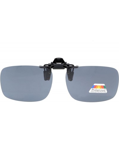 Flip-up Clip-on Sunglasses Polarized Lens Mix $11.76 Rectangular