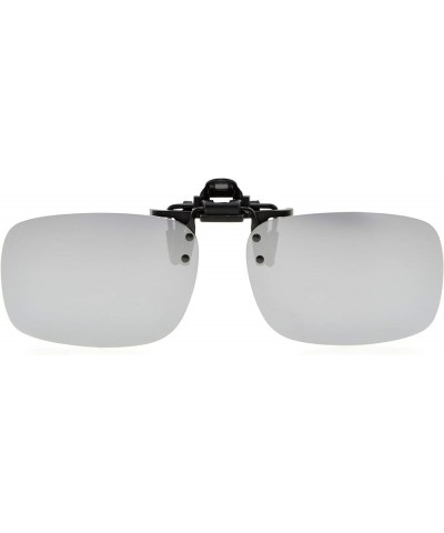 Flip-up Clip-on Sunglasses Polarized Lens Mix $11.76 Rectangular