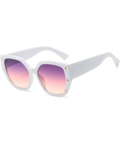 Large Frame Women's Retro Sunglasses Outdoor Vacation Beach Sunshade (Color : A, Size : Medium) Medium G $17.16 Designer