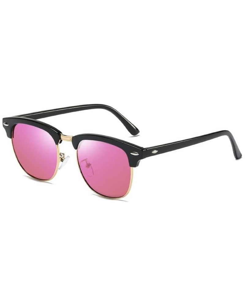 Polarized Sunglasses Men UV Protection retro Sunglasses WomenWomen UV400 Protection Sun Glasses Purple $8.54 Round