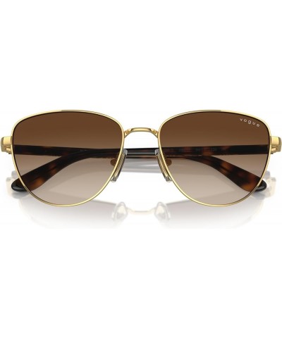 Women's Vo4286s Cat Eye Sunglasses Gold/Brown Gradient $27.35 Cat Eye