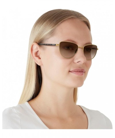 Women's Vo4286s Cat Eye Sunglasses Gold/Brown Gradient $27.35 Cat Eye