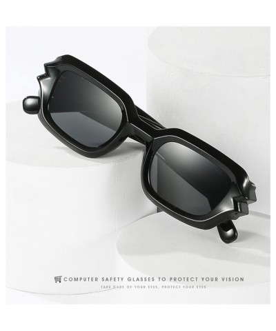 Small Frame Punk Hip Hop Fashion Men and Women Sunglasses (Color : 1, Size : 1) 1 3 $19.82 Designer