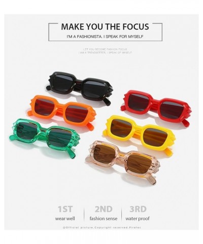 Small Frame Punk Hip Hop Fashion Men and Women Sunglasses (Color : 1, Size : 1) 1 3 $19.82 Designer