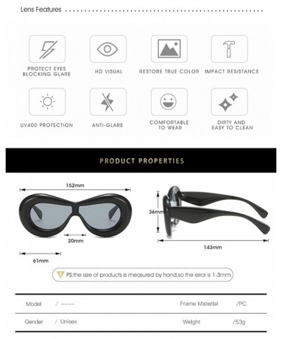 Trendy Outdoor Sunglasses For Men And Women Vacation Party UV400 Sunglasses Gift E $13.28 Designer