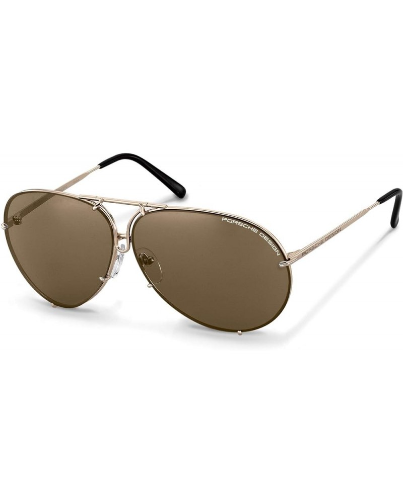 Women's Aviator Rectangular Light Gold Frame $160.93 Aviator